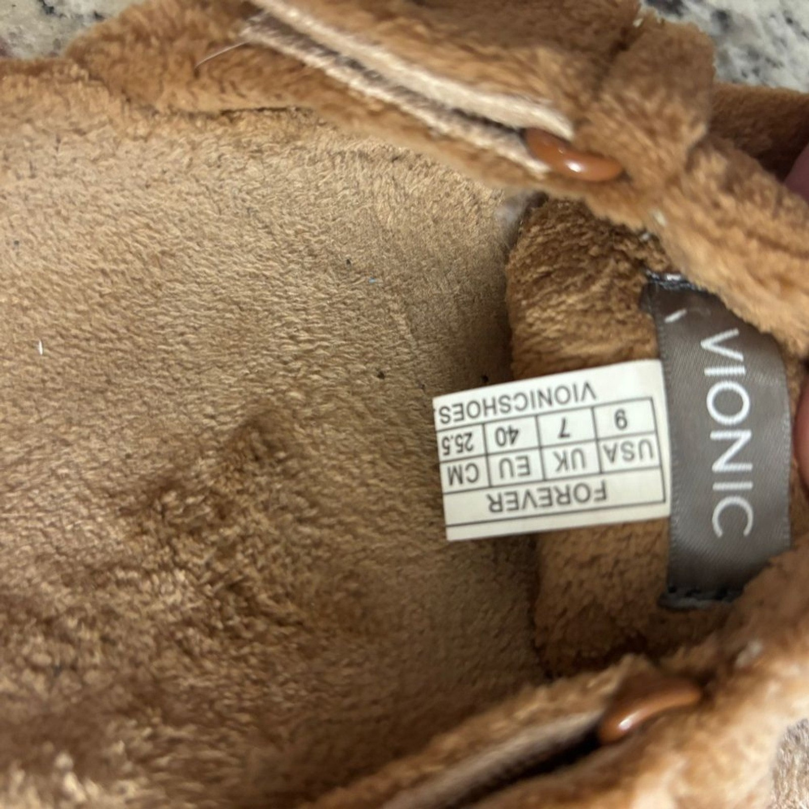 Vionic Forever Adjustable Plush Thongs Slippers T… - image 7