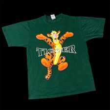 Vintage Disneyland Green Tigger Winnie The Pooh T Shirt