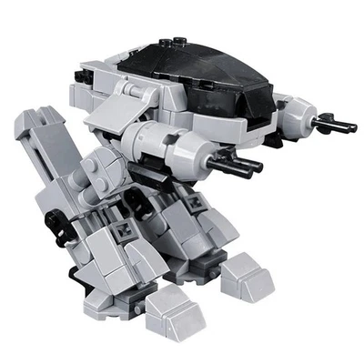 MOC ED-209 Mecha Roboter Action Figuren Bausteine Kinder Modell Spielzeug Steine