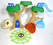 Marvel Spidey His Amazing Friends Dino-Webs Treehouse Playset Partial Set