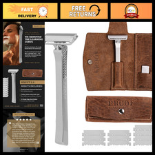 Single Blade Razor for Men - Proof Select 2.0, USA-Made, Precision Shaving Tool