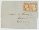 Mr Fancy Cancel 11A 2x COVER TIED GREEN CDS CV+$175 + PLATED 87R1L & 5R1L