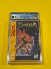 Metalhead Metal Head (CGC 8.0 w/ 9.6 Cart!) Sega Genesis 32X not WATA PSA VGA 😊