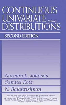 Continuous Univariate - Hardcover, by Johnson Norman L.; - Very Good b