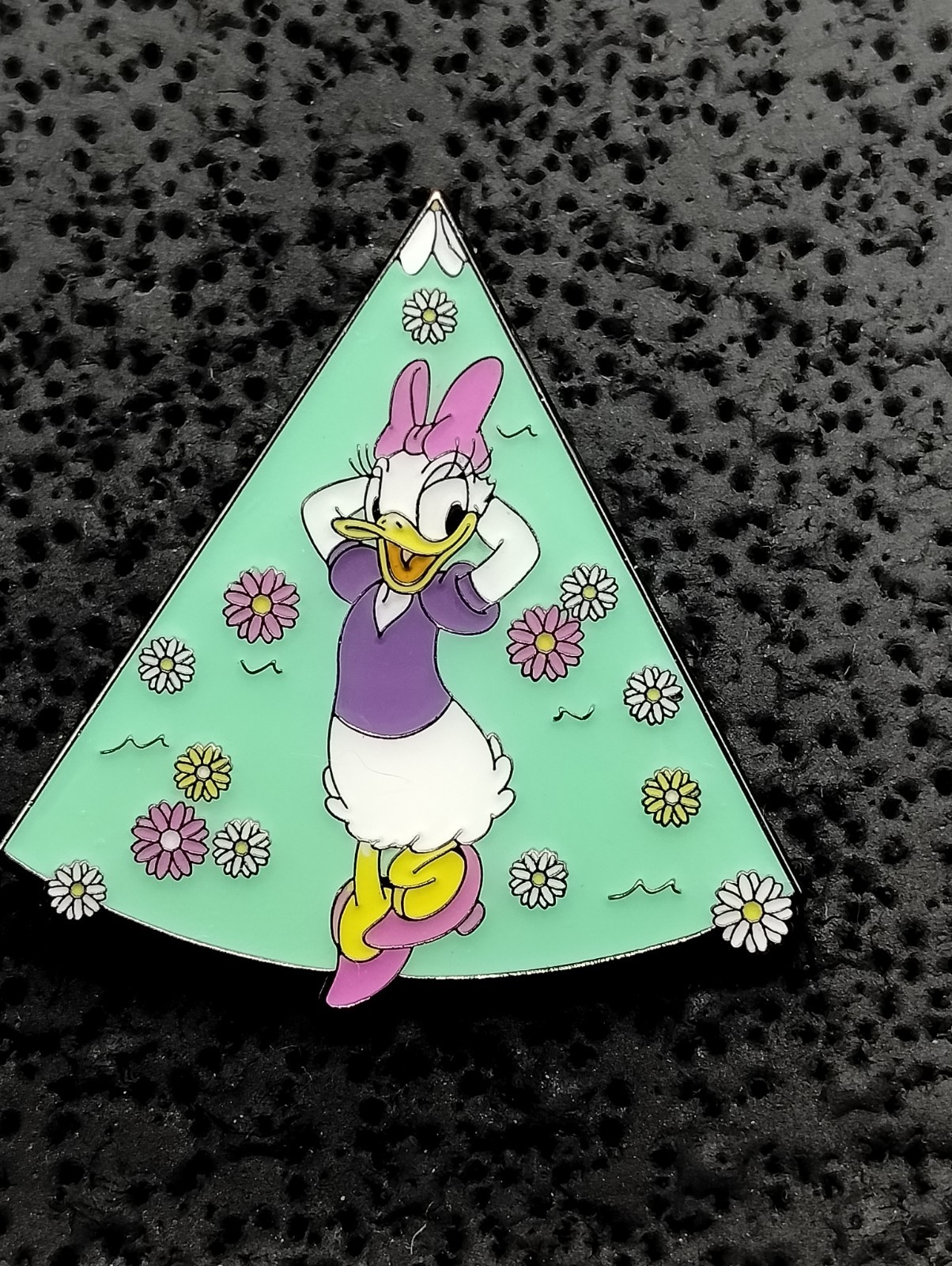 Loungefly Disney Daisy Duck Mickey and Friends Flower Field Puzzle Pin