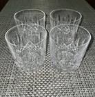 Vintage Set of 4 WATERFORD CRYSTAL Lismore 8 oz. Old Fashioned Tumblers