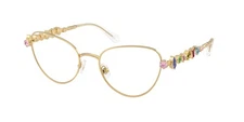 Swarovski SK1024 404M Polished Gold Demo Lens 51mm Women's Eyeglasses