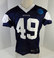 2016 Dallas Cowboys Henoc Muamba #49 Game Issued Navy Practice Jersey 50 522