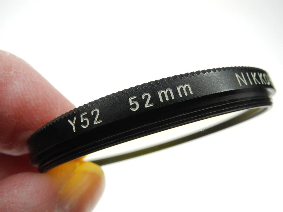 Filtre Jaune Nikon Série VII – Modèle Rare Pour Objectif Argentique – Near Mint – Fabriqué Au Japon