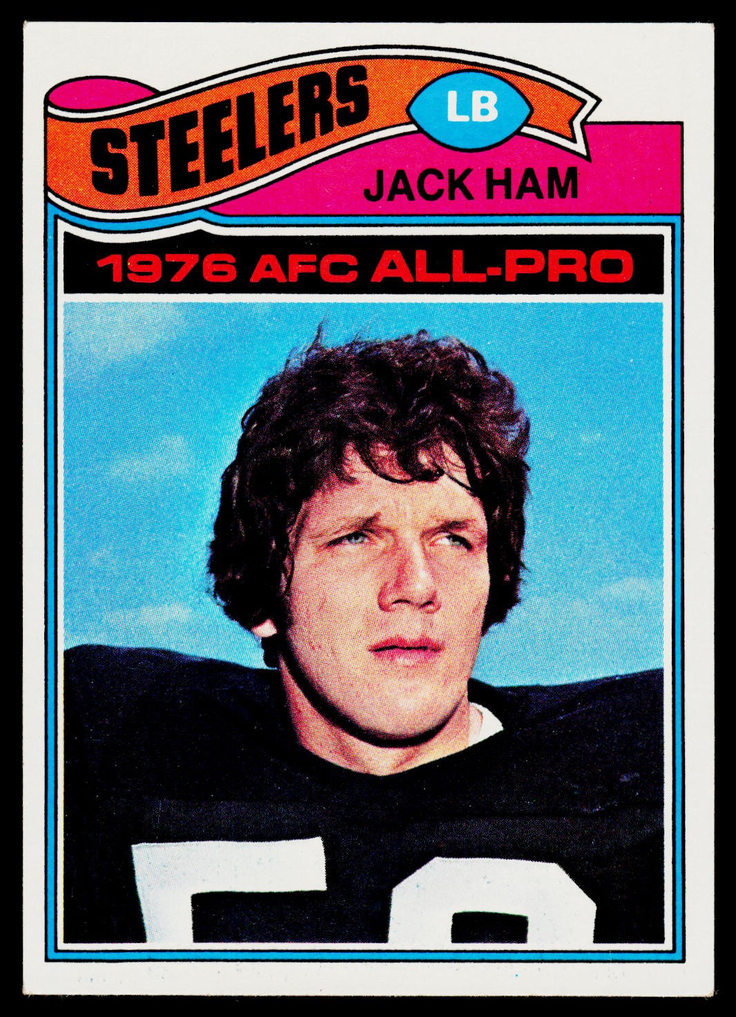 Jack Ham, 1977 Topps, #140, Pittsburgh Steelers,