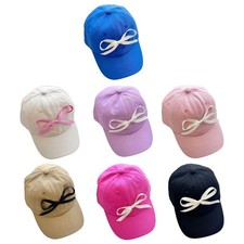 Sun Hat Cool Baseball Headwear Breathable Baseball Hat Bowknot Hat for Boy Girls