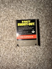 CBS Software K-Razy Shoot-Out Atari 400/800 Cartridge (1982) image