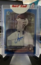 2025 Bowman Chrome Mega Box JESUS Made RC Auto BMA-JM BLUE REFRACTOR 150