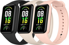 TPU Bands for Amazfit Band 7 Fitness  Health Tracker, 3 Pack Soft Breathable Wr