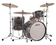 Ludwig Classic Maple Fab 3-pc Shell Pack w/ 22" Kick - Vintage Black Oyster