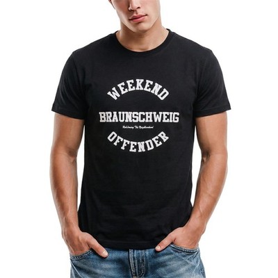 Weekend Offender Braunschweig Blank T-Shirt Herren SHirt schwarz 48636