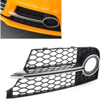 1x Frontsto&szlig;stange Mesh Nebelscheinwerfer Gitter F&uuml;r Audi TT MK2 TTS