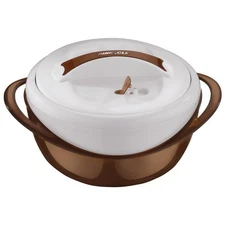 Large Insulated Casserole Dish with Lid 3.6 qt. Elegant Hot Pot Food Warmer/C...