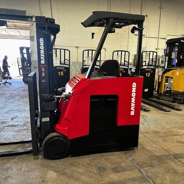 2021 Raymond 415-C30TT 3000lb Used Forklift Triple Mast Sideshift 1673 Hours - Image 2 of 4