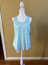 NWT FILA Sport Tru-dry Racerback Tank, Blue, Medium