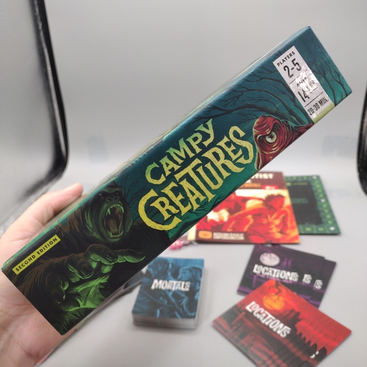 Campy Creatures Ghoulish Game of Deduction Bluffing Board Game MISSING 1 CARD