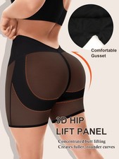 Women Low Back Butt Lifter Shapewear Shorts Girdle Tummy Control Shaping Panties