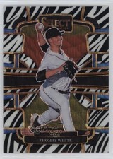 2024 Panini Select Concourse Zebra Prizm Thomas White #12 b4d
