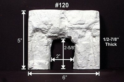 Monroe Models 120 HOn3 Spur HO Maßstab Tunneltor Bausatz