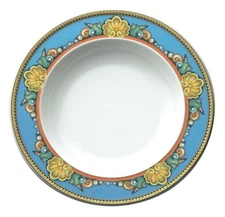 NEW VERSACE BY ROSENTHAL LA MER RIM SOUP PLATE #409608-10322 BRAND NIB SAVE$ FSH
