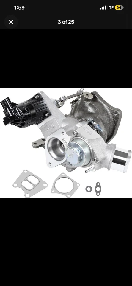 Turbocharger W/Actuator For 2018-2020 Honda Accord 1.5L 6A0-F4-T/C 181201132E - Image 2 of 4