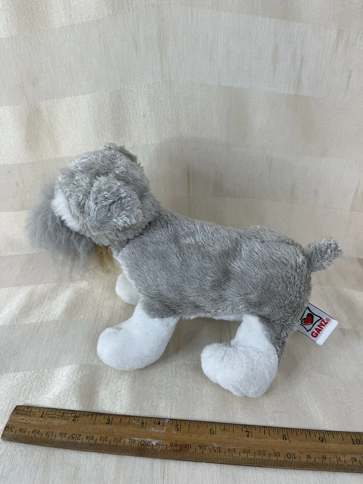 Ganz SCHNAUZER Webkinz Dog 9” Grey Plush Stuffed Realistic Animal NO CODE - Image 2 of 4