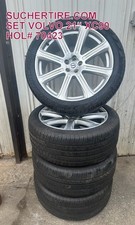 VOLVO XC90 21" OEM FACTORY ORIGINAL SET OF WHEELS/TIRES HOL 70423 31445015 USED