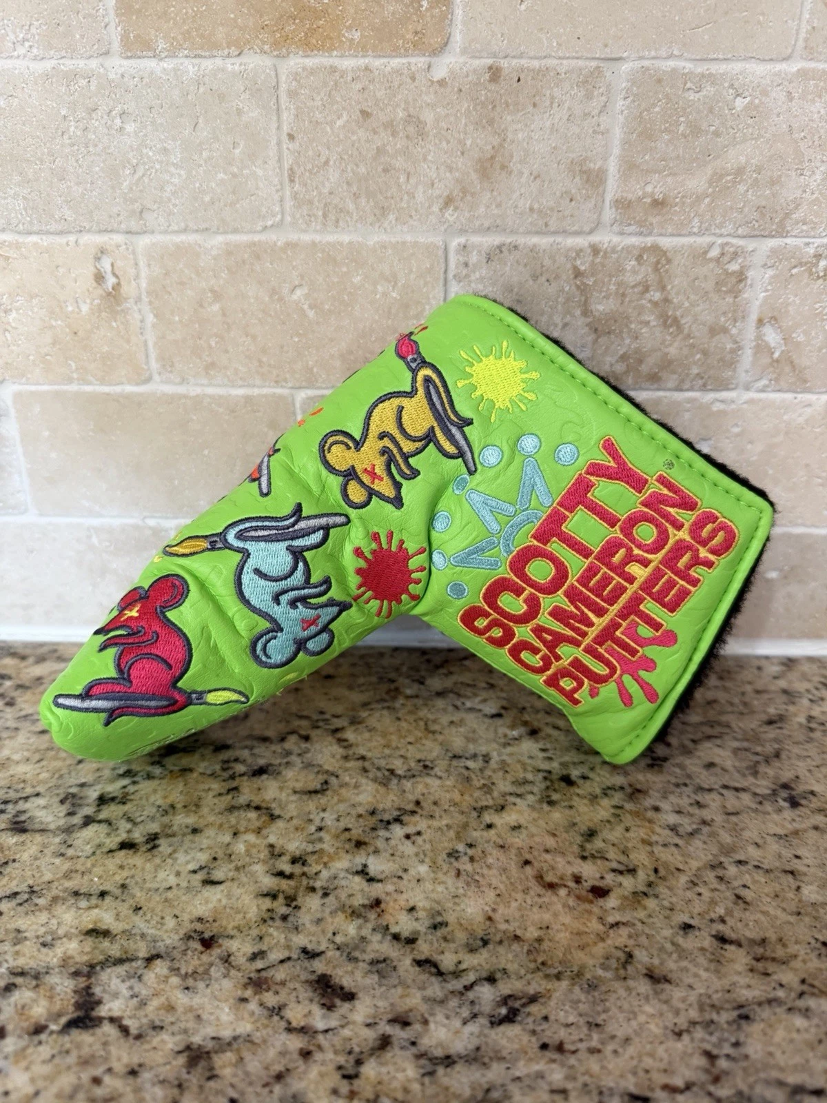 Scotty Cameron Gallery Exclusive RAT PAINTER βHot LIME" Blade Headcover NEW
