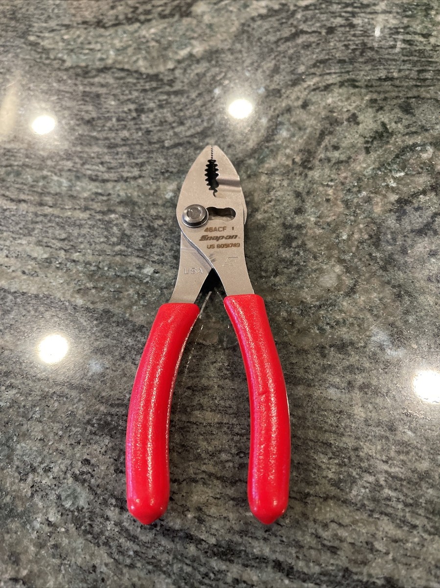 Snap on 46acf talon grip combination slip joint pliers red
