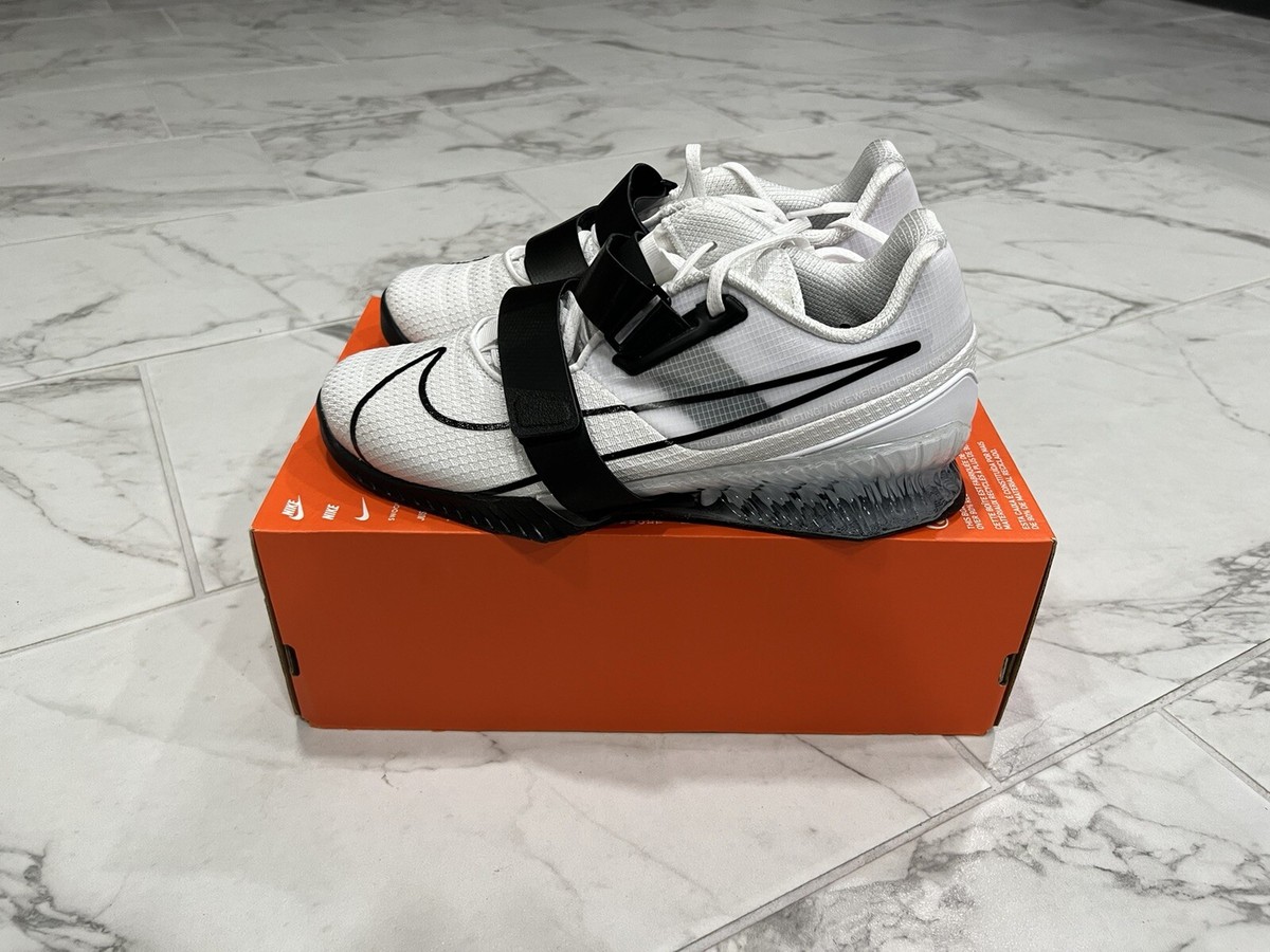 Buy Size 13 - Nike Romaleos 4 White Black online | eBay