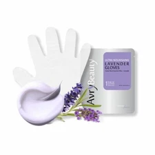 3 x AvryBeauty Moisturizing Waterless Manicure Gloves - Lavender 1 Pair