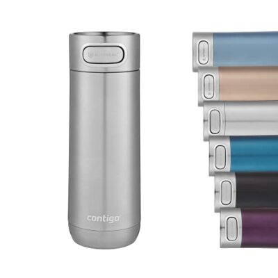 Autoseal Travel Mug - Edelstahl, Thermobecher, Isolierflasche