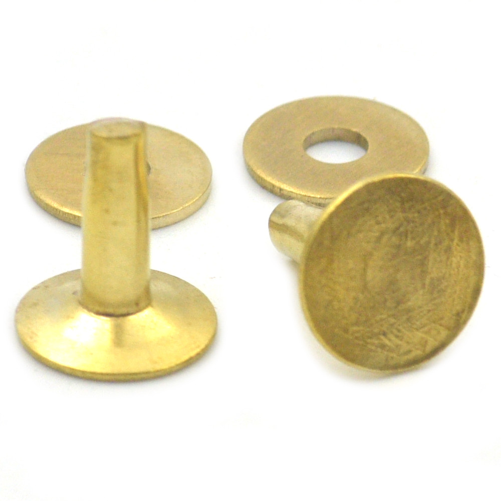 Brass Rivets Burrs Permanent Fasteners Gauge Leather Horse + One 304 Setter Tool eBay