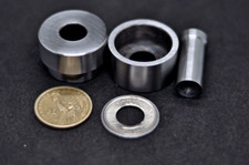 1/2" Center puncher COIN RING Tool Presidential and quarter dollar coins hole