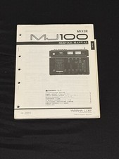 Original Yamaha MJ100 Mixer SERVICE Manual, Parts List, Schematics.