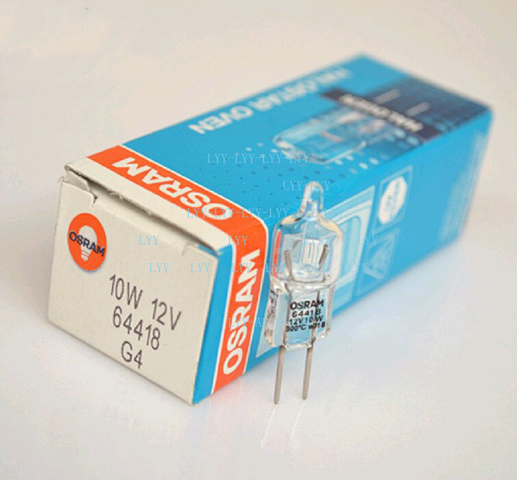 OSRAM 64418 12V10W G4 Backofen 300&deg; Oven light bulb Optical Instrument bulbs