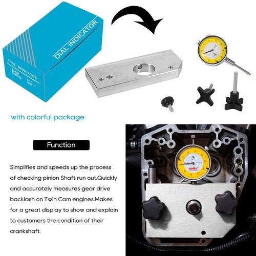9015 Runout Gauge Gear Drive Backlash Tool for Harley Davidson Twin Cam
