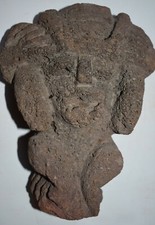 ORIG $1099 WOW! PRE COLUMBIAN MAYAN STONE FIGURE, 6IN PROV