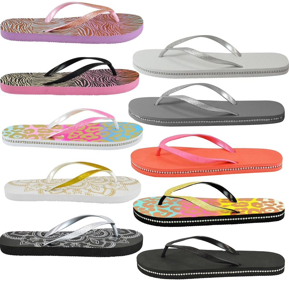 A2Z Femmes Été Doux Léger Tongs Chaussures Avec Support De Voûte Plantaire - Photo 1/1