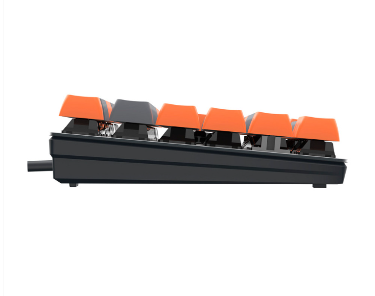 Cherry KC200 MX Keyboard | Lubed Ergo Clear | Gray/Orange | eBay