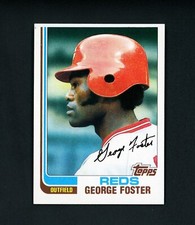 George Foster 1982 Topps - Cincinnati Reds #700 NM-MT