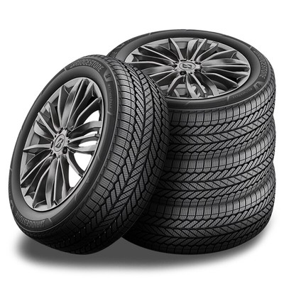 4 Bridgestone WeatherPeak 195/65R15 91H All Season 3PMSF Rated 70K Mi Warranty