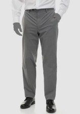  95 Ralph Lauren Men's Gray Classic-Fit Stretch Trousers Dress Pants 32W 32L