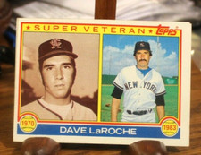 1983 Topps Baseball Trading Card #334 Super Veteran 1970 - 1983 Dave LaRoche
