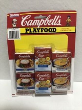 Vintage 1991 Playtime Campbell's Playfood NEW IN PACK CAMPBEES CUP SOUP Bin15